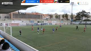 EN DIRECTO ALEVIN A LLORET VS SANT CELONI  FITEL TELEVISIÓN [upl. by Enelkcaj]