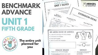 Benchmark Advance Fifth Grade Unit 1 quotPlan With Mequot [upl. by Airdnax714]