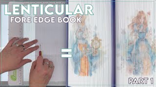 Lenticular Fore Edge Book  Photo Strip Book PART 1 [upl. by Luise]