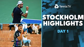 Berrettini Takes On Darderi Sonego Griekspoor amp More Feature  Stockholm 2024 Day 1 Highlights [upl. by Paugh]