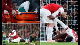 🚨Danny Welbeck given oxygen and stretchered off after suffering back injury [upl. by Barvick]