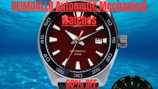 HEIMDALLR Automatic Mechanical Watches Save up to 60 [upl. by Julee]