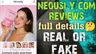 neously kojic acid pads reviews  neouslycom reviews  neously com pads real or fake review [upl. by Roban104]