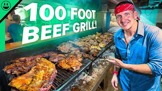 World’s Biggest Beef Buffet Heart Attack Challenge in Argentina [upl. by Martinic148]