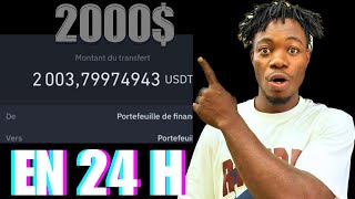 Comment gagner 2000 en 24h  1300000f en 24h [upl. by Roter]