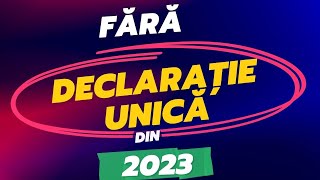 Pa pa declarație unică din 2023 Impozit reținut la sursă [upl. by Dulce]