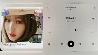 YUJU 유주  Without U Audio [upl. by Nolasba470]