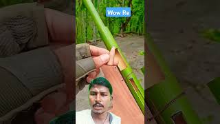 Wow Re bamboo😲😲camping outdoor experiment bamboo bushcraft youtubeshorts [upl. by Gwenn841]