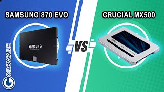 Comparativa velocidad SSD Samsung 870 EVO vs Crucial MX500 de 250GB [upl. by Toshiko]