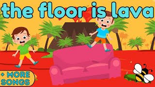 The Floor Is Lava Kids Song Collection  Fun Kids Music [upl. by Adnek]