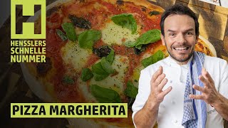 Schnelles Pizza Margherita Rezept von Steffen Henssler  Günstige Rezepte [upl. by Aikkan515]