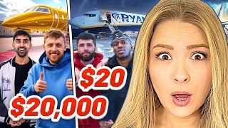 Americans React To SIDEMEN 20000 VS 20 PLANE TICKET [upl. by Waylen]