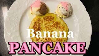 Simple DessertBanana Pancake with Ice Cream asmr dessert live [upl. by Gearalt]