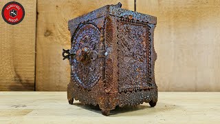 Whats in the box 1890s Safe Restoration [upl. by Matless]