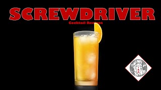 Screwdriver 🪛  How to Make a Cocktail  Step by step  Cocktail Recipe [upl. by Eleumas]