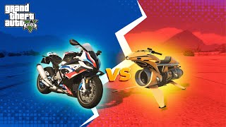 KM 1000RR VS OPPRESSOR MK II WHICH IS BEST   GTA 5 [upl. by Tumer]