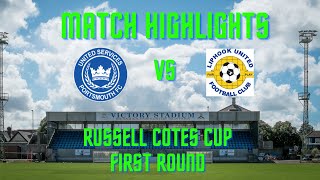 US Portsmouth vs Liphook Utd Russell Cotes cup first round  match highlights [upl. by Ordisy]