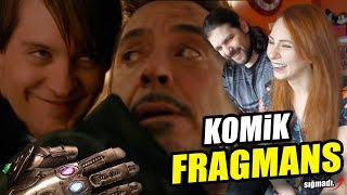 AVENGERS INFINITY WAR KOMİK FRAGMAN MONTAJI  REACTION [upl. by Ume585]