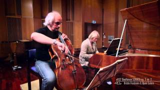 Beethoven SONATA opus 5 no 2 fortepiano and cello [upl. by Eelinej]