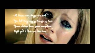 Avril Lavigne  Wish you were here  Lyrics HD [upl. by Yggam]