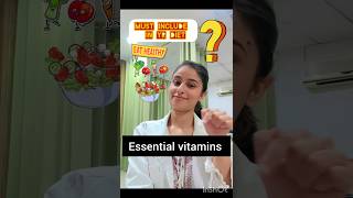 Top 4 Essential Vitamins💪💥 vitamins health wellness doctorshortsfeedshorts [upl. by Friday]