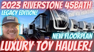 2023 Riverstone Legacy 45BATH  Riverstones first TRUE Toy Hauler [upl. by Sidoma309]