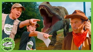 Park Ranger Finds a Mystery Letter in the Dinosaur Park 🦕 TRex Ranch Dinosaur Videos [upl. by Ramor698]