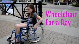 Day In A Wheelchair Challenge  Bethany G [upl. by Tawney483]