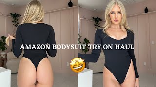 AMAZON BODYSUITS TRY ON HAUL [upl. by Berlinda]