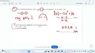 Ma2b uppg 1315 Testprov Geogebra Funktioner och ekvationer [upl. by Mccomb]