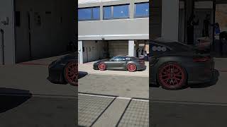 Porsche GT2 RS just left the track automobile sportscar millionaire trackday short [upl. by Atalie208]