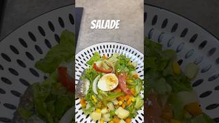 Salade délicieuse salad food nourriture healthyfood cooking shortvideo cuisine music [upl. by Uv]