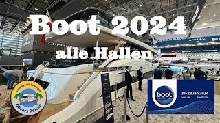 Boot 2024 alle Hallen Der Wahnsinn Luxus PUR [upl. by Airpac75]