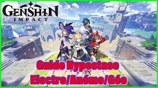 Guide Hypostase ElectroAnémoGéo Genshin Impact [upl. by Sucram]