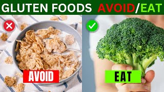 12 Gluten Free Foods List What To Eat And NOT To Eat [upl. by Ahsaet]