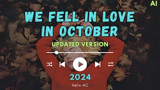 We Fell In Love In October 2024  Girl In Red  Cover Song  lyrics Video [upl. by Atiner422]