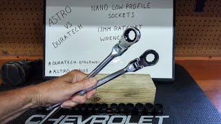 ASTRO vs DURATECH17mm nano socket ratchet wrenchwhich one better 🤔 [upl. by Atneciv]