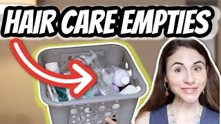 HAIR CARE PRODUCTS I USED UP 🗑 DERMATOLOGIST DrDrayzday [upl. by Mamie557]