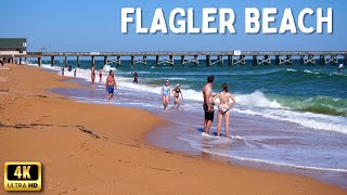 Flagler Beach Florida  A Golden Sand Beach [upl. by Sonaj348]