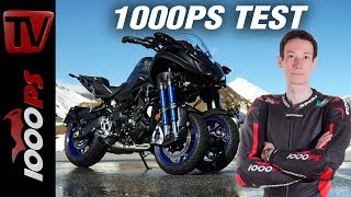 Yamaha Niken Test Deutsch 2018  Probefahrt lohnt sich Kein MP3 viel sportlicher [upl. by Yrahk707]