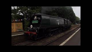 WATERCRESS LINE AUTUMN STEAM GALA 6th102024 CANON EOS 7D FOOTAGE [upl. by Solakcin524]