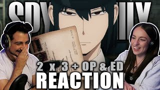 SPY x FAMILY Season 2 Episode 3 REACTION  OPENING amp ENDING REACTION [upl. by Arreic]