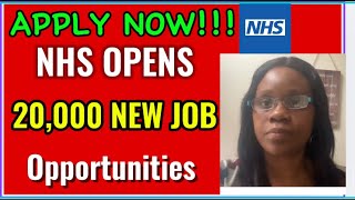 NHS INTRODUCES NEW JOB OPPORTUNITIES NEW UPDATES 2024 [upl. by Allene]