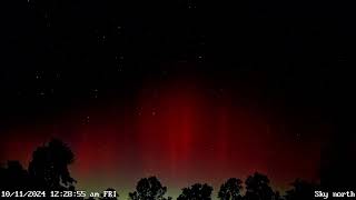 Northern lights Timelapse G5 Solar Storm [upl. by Nailluj]