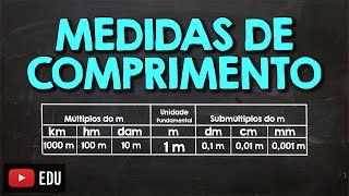 Como Calcular e Converter  km hm dam m dm cm e mm  Medidas de Comprimento [upl. by Juliet]