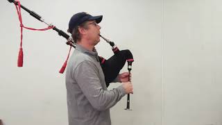 The 79ths Farewell to Gibraltar  Duncan MacRae bagpipes SL10 [upl. by Orapma]