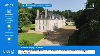 Vidéo drone du Château de la Pelice à Cherreau dans la Sarthe 72  France [upl. by Ahsekan]