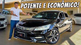 Honda Accord EX 35 2017  O carro mais luxuoso da Honda no Brasil [upl. by Kipp]