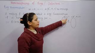 Ring Homomorphism  Groups amp Rings  B ABSc 3rd Year Maths [upl. by Shep]