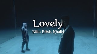 Billie Eilish Khalid  lovely Перевод Английский по песням [upl. by Parnell753]